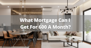 What Mortgage Can I Get For 600 A Month